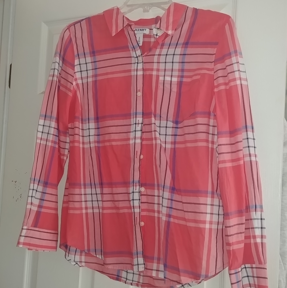 Old Navy plaid shirt.